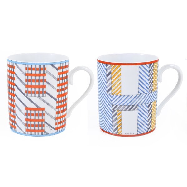 新品 HERMES マグカップ 2個セット エルメス HERMES マグカップ ペア 2個セット 300ml HIDDEN ヒドゥン H