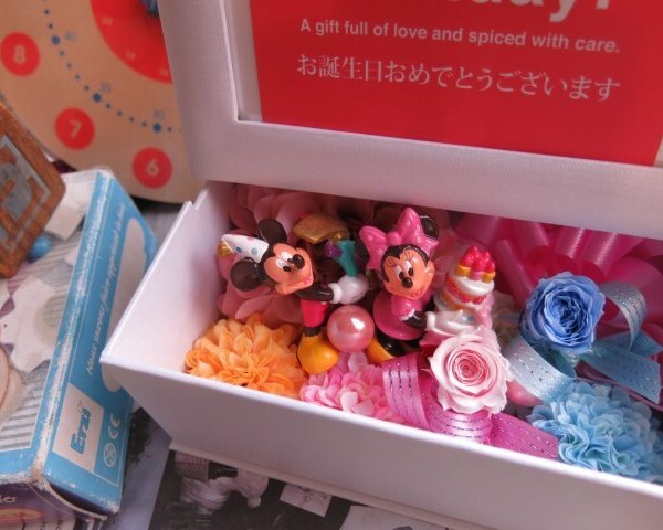 結婚記念日 ディズニー ミッキー ミニー 花 写真立て 花束風 フォト