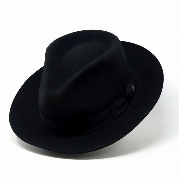 Stetson フェドラハット フェルト帽 STETSON 飾り羽付き ウール