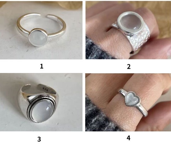 リング】シルバー925 ファッションアクセサリー リング - 【ジューシー 