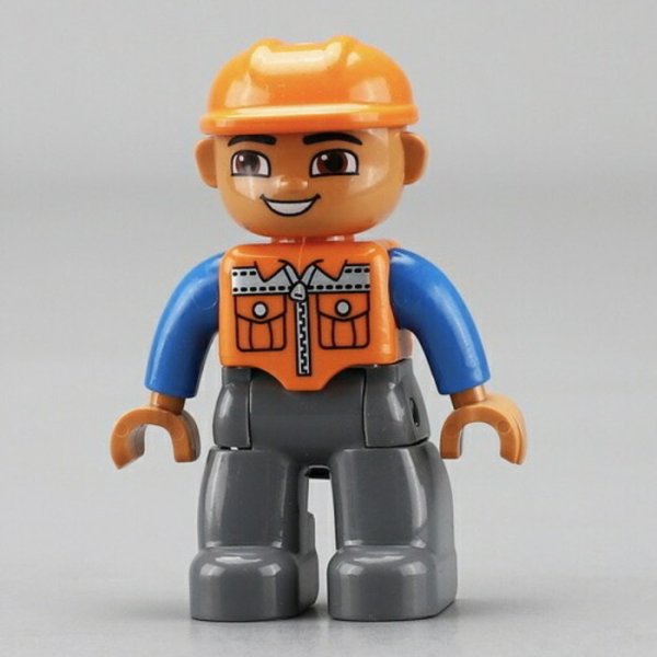レゴ デュプロ LEGO 互換 ミニフィグ はたらく人たち 8体セット 互換品 