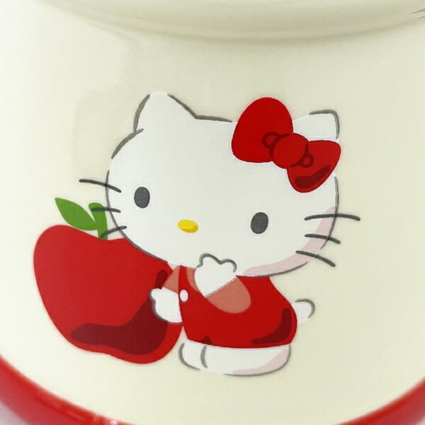 値下げ中！sanrio ハローキティ デコレーションポット 急須 陶器 サンリオ ハローキティ ティーポット リンゴ キッチン