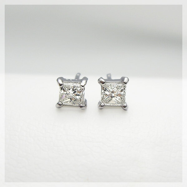 大特価】pt900 K18YG/PG/WG【0.40ct】プリンセスカットダイヤモンド