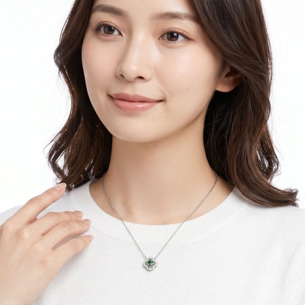 SWAROVSKI Una ネックレス クリスタル シルバーカラー 付属品付き 