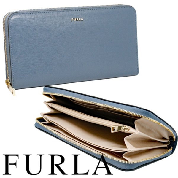 FURLA フルラ ラウンドファスナー 長財布 BABYLON PCX7UNO B30000 