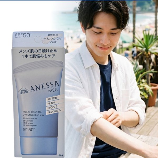資生堂 ANESSA アネッサ マルチ コントロールUV ジェル 40g メンズ