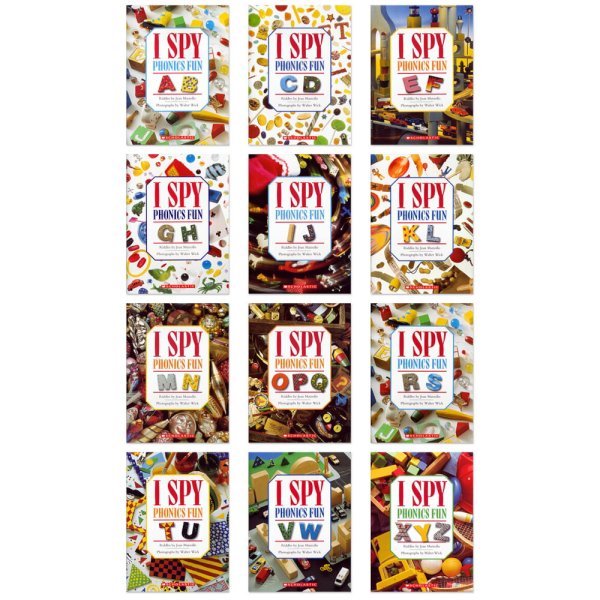 ミッケ！ 英語版オリジナル I SPY Phonics Fun 12冊セット 英語朗読CD