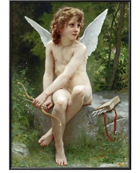 ウィリアム アドルフ ブグロー Cupid on the lookout A3 サイズ