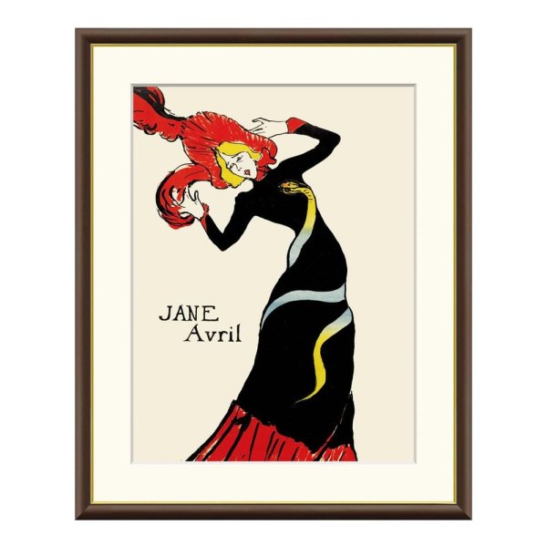 Henri Lautrec（アンリ ロートレック） ジャンヌ・アヴリル アート