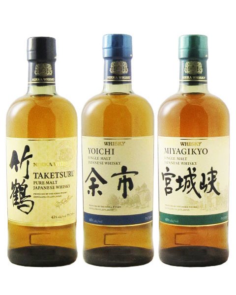☆ 送料無料 ☆ ニッカウヰスキー 飲み比べ 竹鶴 ピュアモルト + 