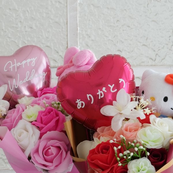 送料無料】【結婚祝い】【誕生日】サンリオ ソープフラワー ミックス