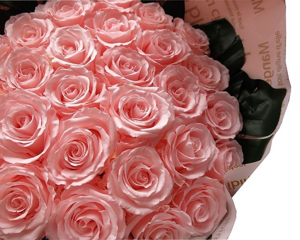 ピンクバラ 花束 プリザーブドフラワー ピンクバラ 花束 大輪系ピンク