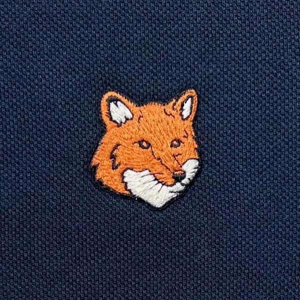 メゾンキツネ MAISON KITSUNE ポロシャツ フォックスヘッド レギュラー