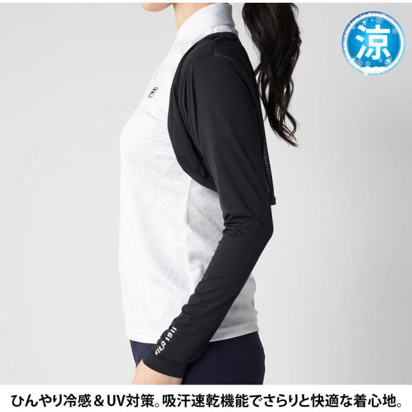 FILA GOLF フィラゴルフ UVボレロ レディース アームカバー 背面