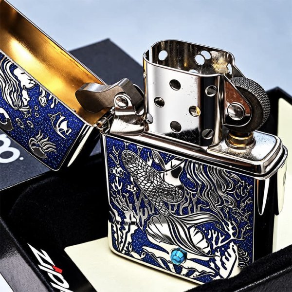 ZIPPO アーマー マーメイド ラグーン ジッポ 鏡面 ターコイズ