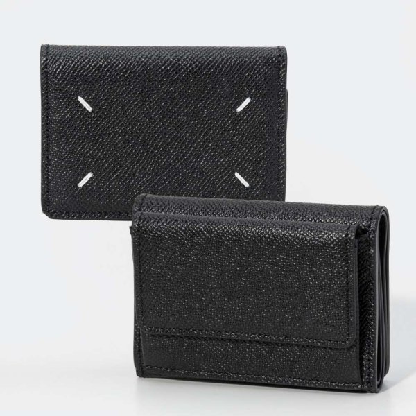 【美品】　Maison Margiela マルジェラ 三つ折り財布 メゾン マルジェラ MAISON MARGIELA SA2UI0005 P4745 三つ折り財布