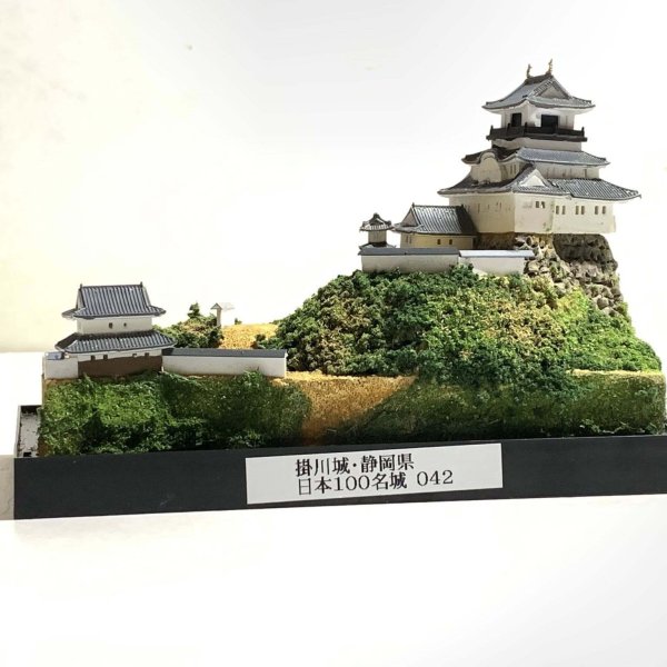 日本の城042 掛川城・静岡県 城コレ ケース付き お城のジオラマ模型