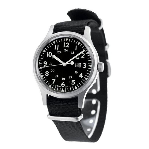 ナバルウォッチ Naval military watch US Army Type クォーツ 電池式 