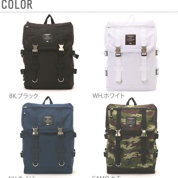 美品 リュックサック 2TAD スクエア キャンバス 帆布 牛革 本革 bag 