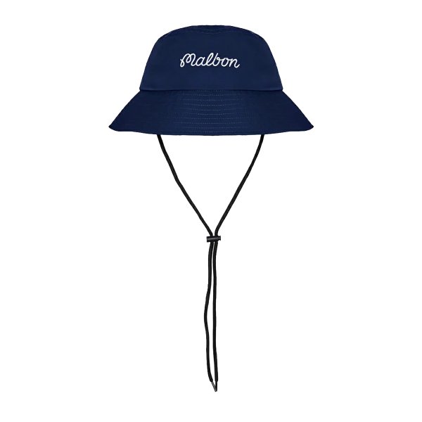 マルボンゴルフ MALBON GOLF バケットハット 紐付き ストラップ ハット