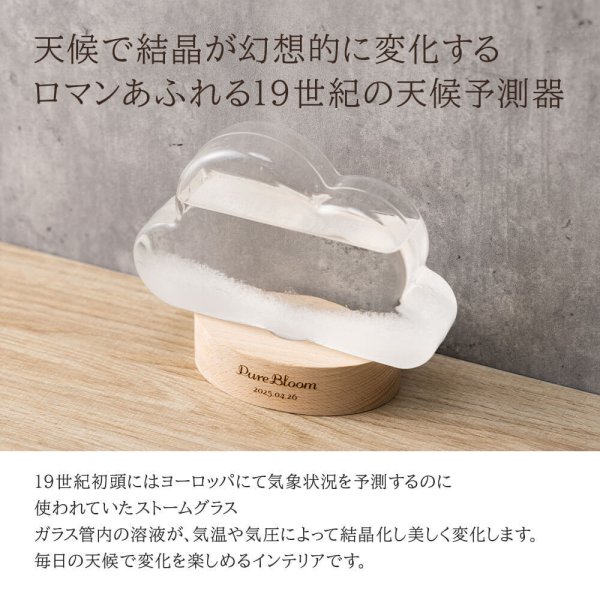 名入れ ストームグラス 湿度計 インテリア おしゃれ ギフト プレゼント 