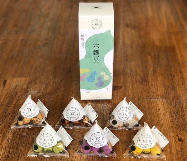 無病息災 お菓子 プチギフト【六瓢豆-むびょうまめ-】豆菓子6個入り