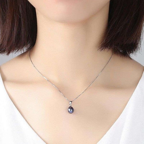 ネックレス 淡水パール シルバー925 ホワイト ピンク パープル 