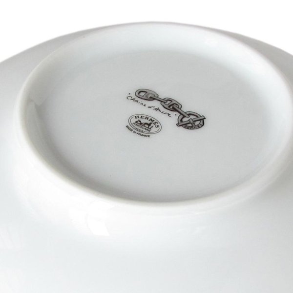 エルメス 食器 HERMES シェーヌダンクルプラチナ 004136P 19.5cm