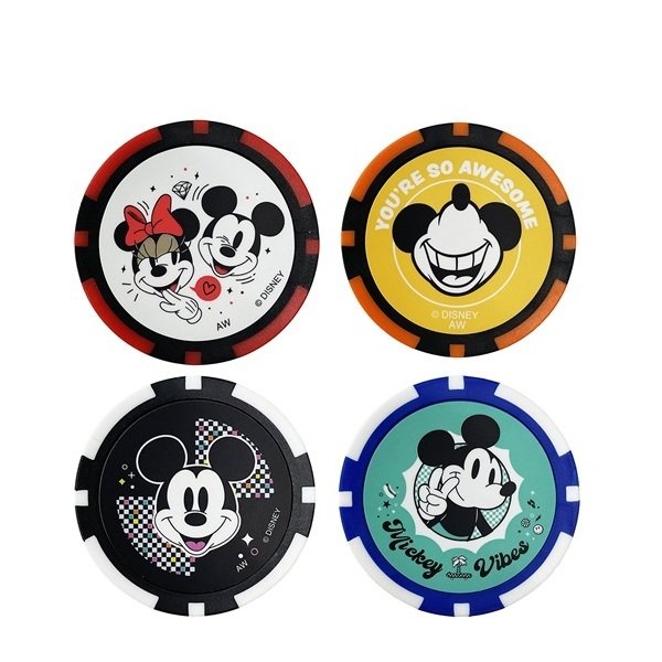 ディズニー ゴルフ ボールマーカー DISNEY PLAYER MARKER4.0×2 Disney
