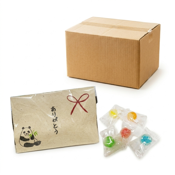 200セット】心を伝えるプチギフト キャンディ 「ありがとう」 3粒入 (5