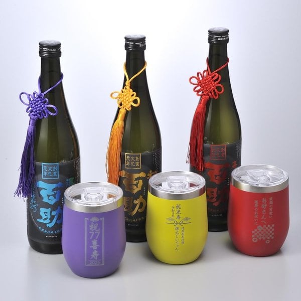 退職 異動 名入れ ギフト LXX 酒セット 麦焼酎 百助 ももすけ 720ml