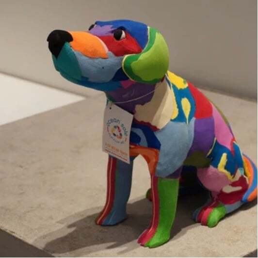 Sitting Lab Dog【L】インテリア小物・置物 ラブラドールレトリバー