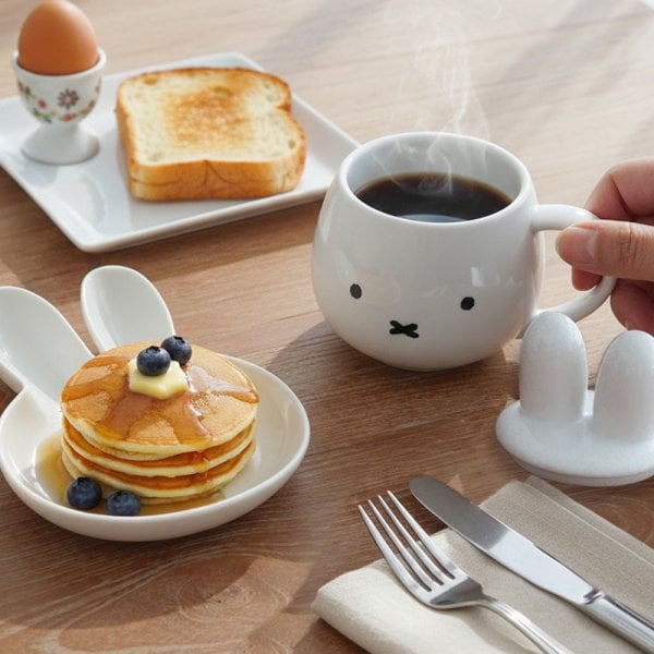 結婚式 電報 ギフト】ミッフィー 耳つき蓋のマグカップ ペアセット 