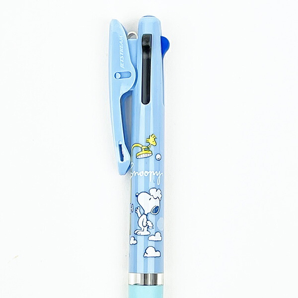 スヌーピー バスタイム 3色ボールペン 日本製 文具 SNOOPY
