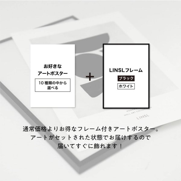 フレーム付きポスター エレガンス 華やか アート A4 A3 A2 大型 選べる