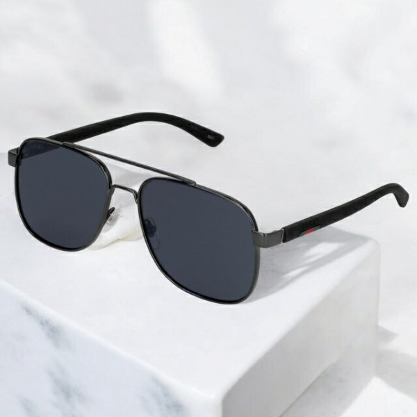 グッチ サングラス メンズ ブランド GUCCI GG0422S ゴールド/ブラウン