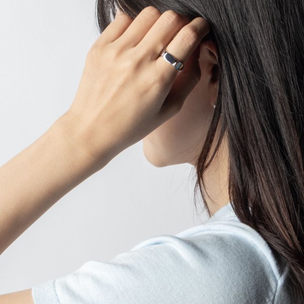 トムウッド TOM WOOD UMI BAND RING MEDIUM ウミ バンドリング