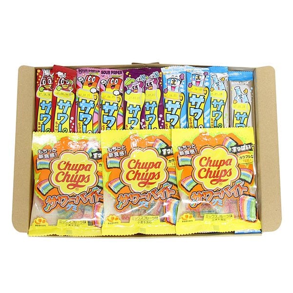 全国送料無料) お菓子 詰め合わせ チュッパチャップスサワーバイトグミ