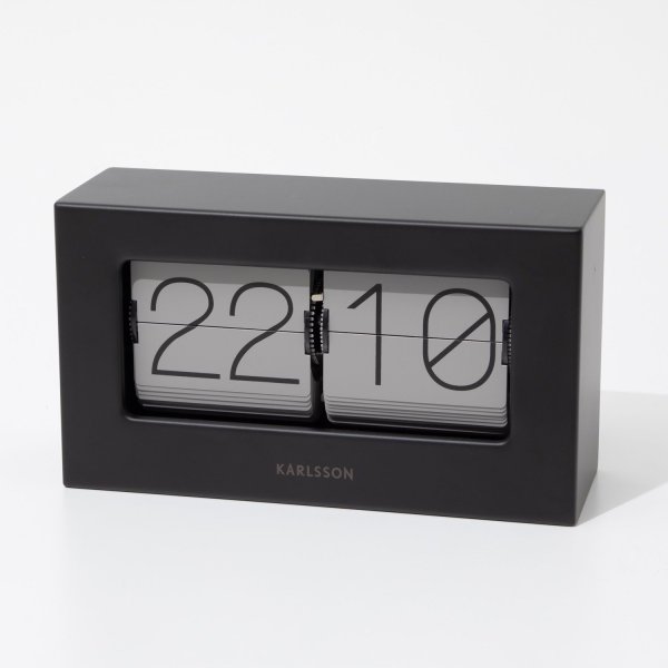カールソン KARLSSON Table clock Boxed Flip KA5620GD KA5620GY