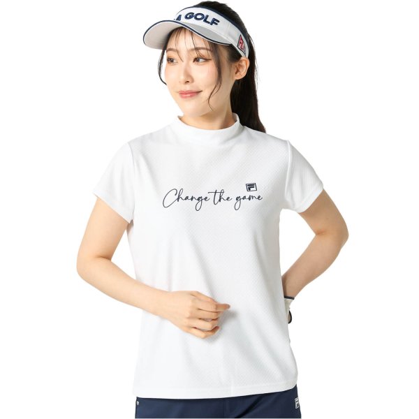 FILA GOLF フィラゴルフ モックネック 半袖シャツ レディース 756-635