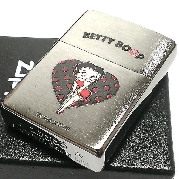 ZIPPO ライター Betty Boop 可愛い ハート ベティ・ブープ 90周年