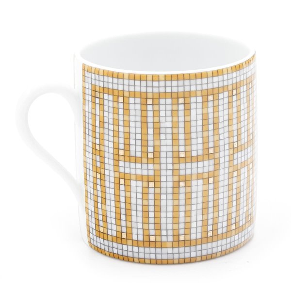 エルメス カップ＆ソーサー 2客セット HERMES コーヒーカップ モザイク