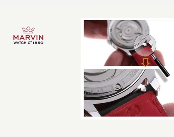正規品】Marvin マーヴィン 腕時計 メンズ スイス製 クォーツ 防水