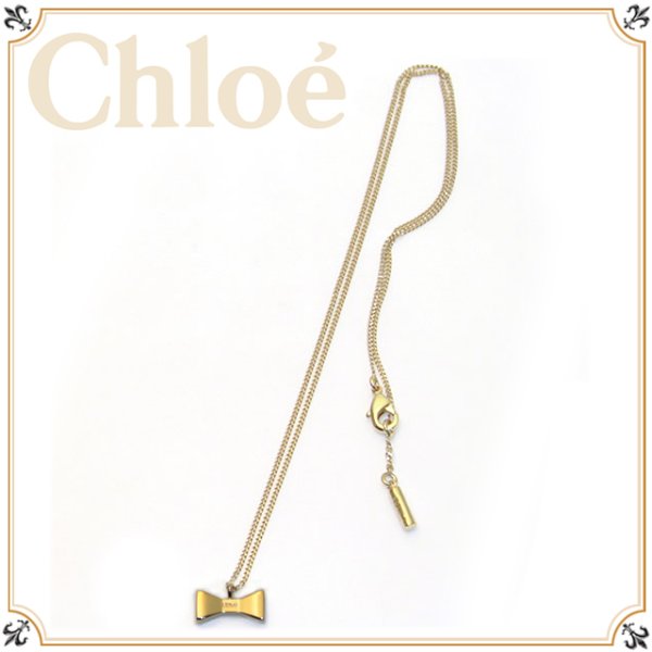 CHLOE(クロエ) アクセサリー ネックレス ・ペンダント リボン - 【感動 