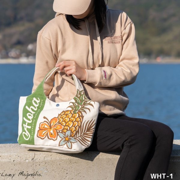 Hula Lani Hawaii 】 フララニ ハワイ 帆布 トートバッグ