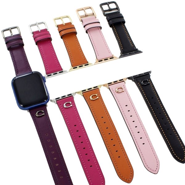 アップルウォッチ バンド コーチ レディース ブランド レザー 41mm 