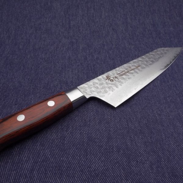 堺孝行 33層槌目ダマスカス洋包丁 剣型三徳160mm【在庫アリ】【即納可