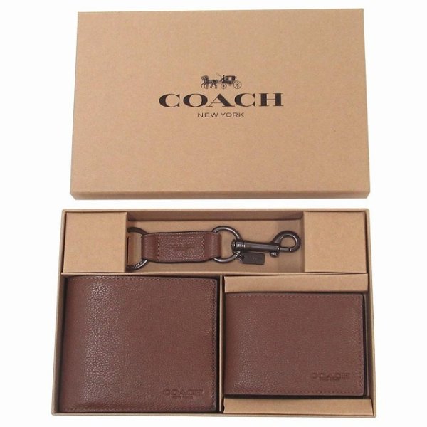 コーチ 財布 COACH アウトレット メンズレザー 二つ折り財布 カード 