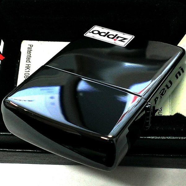 ZIPPO ブラック チタンコーティング サインボード かっこいい ジッポ 