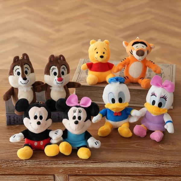 単品ぬいぐるみ】ディズニー ニコぬい ペアぬいぐるみ キーチェーン